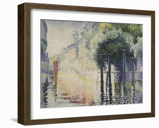 Rio San Trovaso, Venice, circa 1904-Henri Edmond Cross-Framed Giclee Print