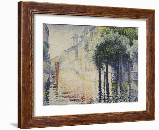 Rio San Trovaso, Venice, circa 1904-Henri Edmond Cross-Framed Giclee Print