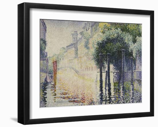 Rio San Trovaso, Venice, circa 1904-Henri Edmond Cross-Framed Giclee Print