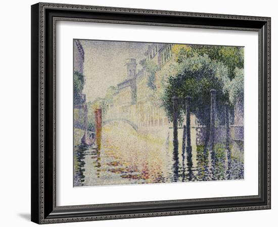 Rio San Trovaso, Venice, circa 1904-Henri Edmond Cross-Framed Giclee Print