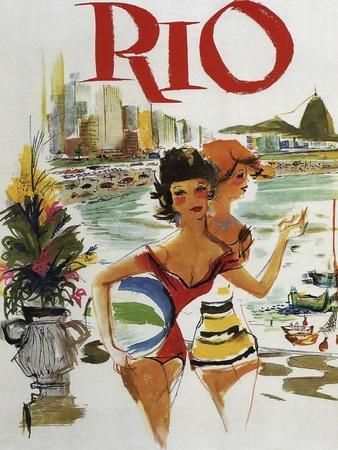 Rio Vintage Travel Poster