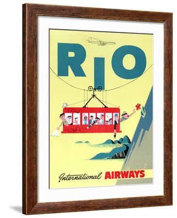 Rio Vintage Travel Poster