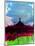 Rio Watercolor Skyline-NaxArt-Mounted Art Print