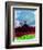 Rio Watercolor Skyline-NaxArt-Framed Art Print