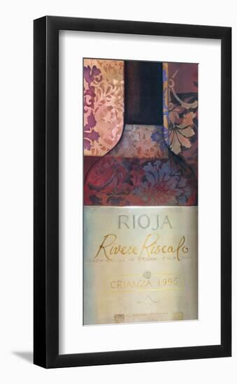 Rioja Red Wine-Louise Montillio-Framed Art Print