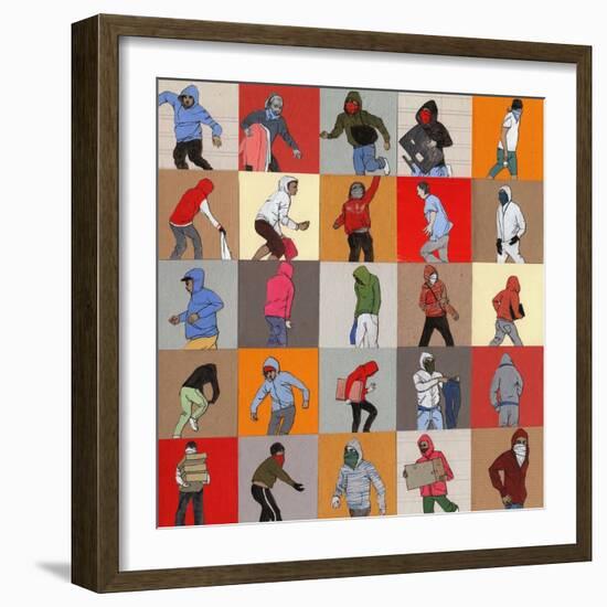 Rioters, 2014-Eliza Southwood-Framed Giclee Print