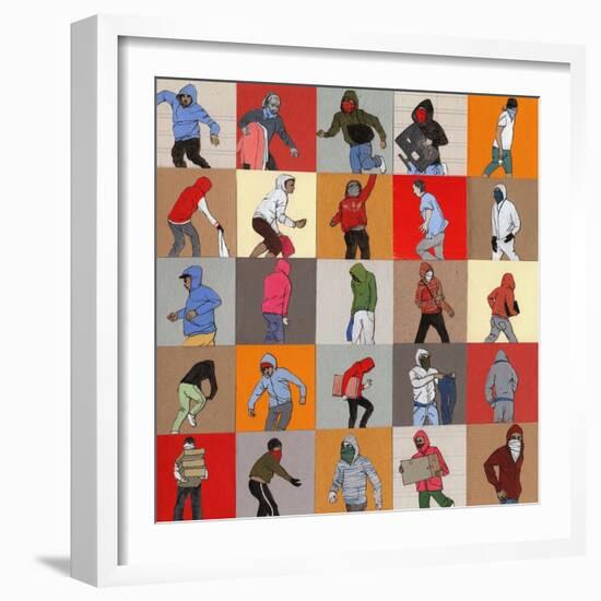 Rioters, 2014-Eliza Southwood-Framed Giclee Print