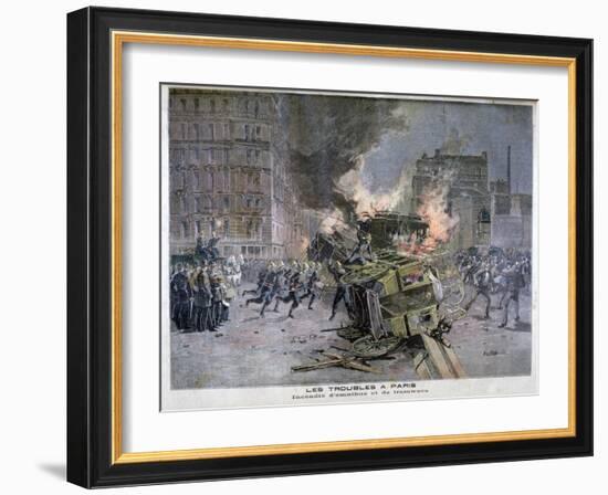 Riots in Paris, 1897-Henri Meyer-Framed Giclee Print