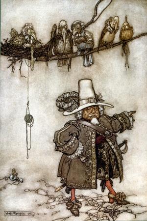 'Rip Van Winkle (Illustration)' Giclee Print - Arthur Rackham | Art.com