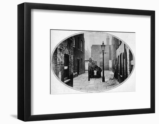 Ripe for eviction, London, c1901 (1901)-Unknown-Framed Photographic Print