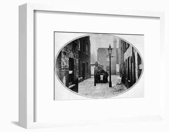 Ripe for eviction, London, c1901 (1901)-Unknown-Framed Photographic Print