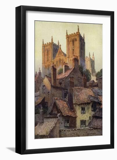 Ripon and its Minster-Ernest W Haslehust-Framed Art Print