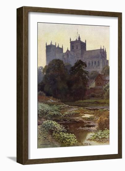 Ripon Minster-Ernest W Haslehust-Framed Art Print