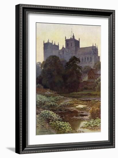 Ripon Minster-Ernest W Haslehust-Framed Art Print