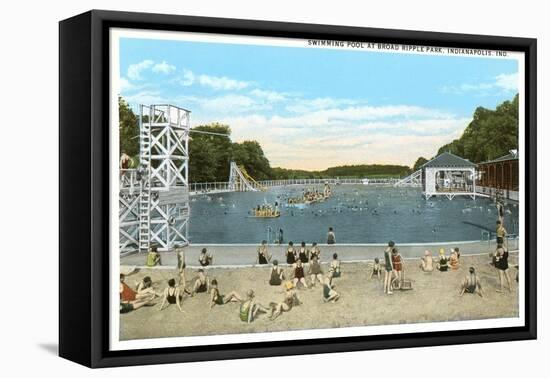 Ripple Park, Indianapolis, Indiana-null-Framed Stretched Canvas