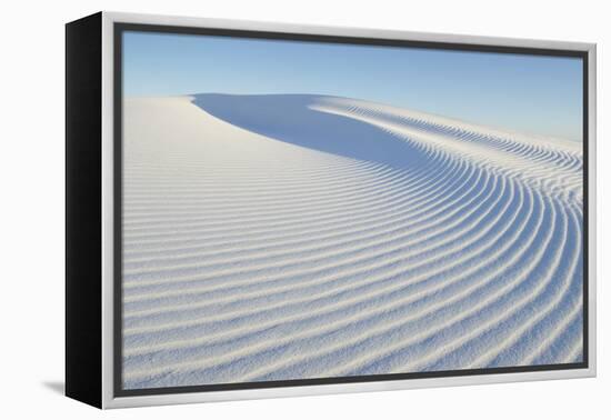 Ripple patterns in gypsum sand dunes, White Sands National Monument, New Mexico-Alan Majchrowicz-Framed Premier Image Canvas