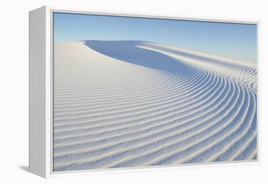 Ripple patterns in gypsum sand dunes, White Sands National Monument, New Mexico-Alan Majchrowicz-Framed Premier Image Canvas