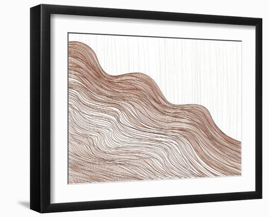 Rippled Lines - Motion-Lisa McCandless-Framed Giclee Print