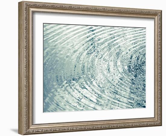 Ripples Aqua I-Maggie Olsen-Framed Art Print