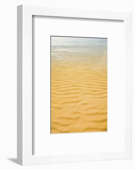 Ripples in the Sand-Michael Hudson-Framed Art Print