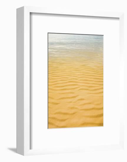 Ripples in the Sand-Michael Hudson-Framed Art Print