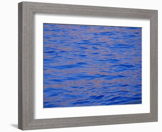 Ripples in Water Reflecting Light and Blue Sky, San Diego, California, U.S.A., North America-Ruth Tomlinson-Framed Photographic Print