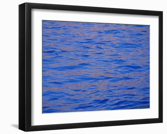 Ripples in Water Reflecting Light and Blue Sky, San Diego, California, U.S.A., North America-Ruth Tomlinson-Framed Photographic Print