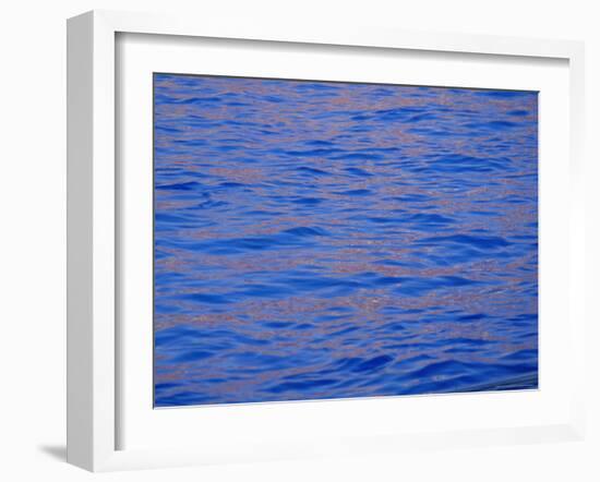 Ripples in Water Reflecting Light and Blue Sky, San Diego, California, U.S.A., North America-Ruth Tomlinson-Framed Photographic Print