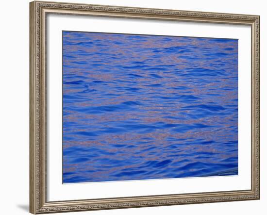 Ripples in Water Reflecting Light and Blue Sky, San Diego, California, U.S.A., North America-Ruth Tomlinson-Framed Photographic Print