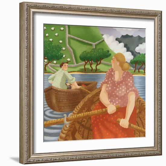 Rippling Romance, 2006-Victoria Webster-Framed Giclee Print