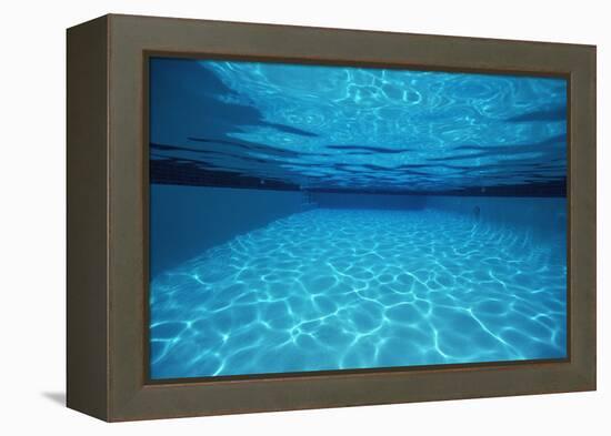 Rippling Water in Swimming Pool-Rick Doyle-Framed Premier Image Canvas