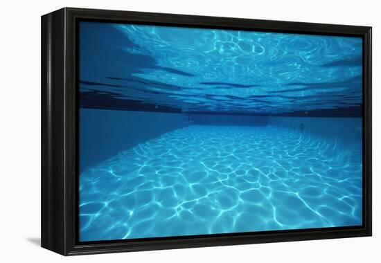 Rippling Water in Swimming Pool-Rick Doyle-Framed Premier Image Canvas