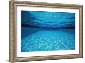 Rippling Water in Swimming Pool-Rick Doyle-Framed Photographic Print
