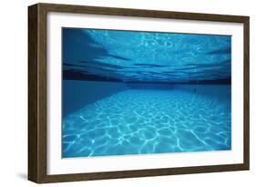 Rippling Water in Swimming Pool-Rick Doyle-Framed Photographic Print