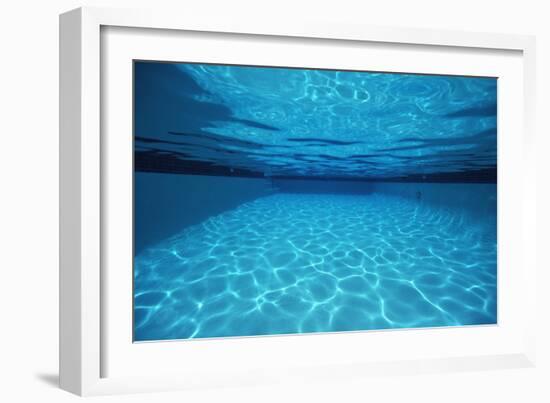 Rippling Water in Swimming Pool-Rick Doyle-Framed Photographic Print