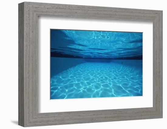 Rippling Water in Swimming Pool-Rick Doyle-Framed Photographic Print