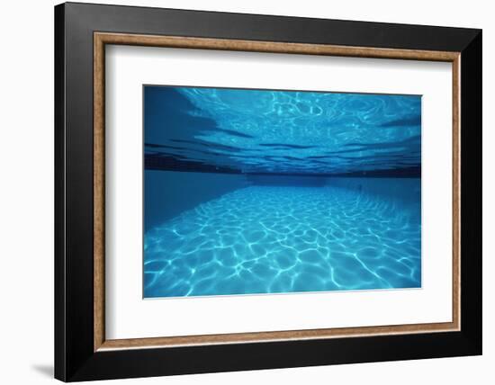 Rippling Water in Swimming Pool-Rick Doyle-Framed Photographic Print