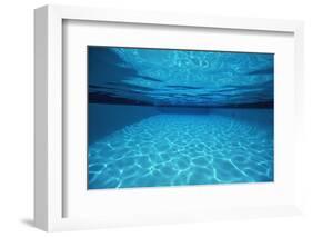 Rippling Water in Swimming Pool-Rick Doyle-Framed Photographic Print