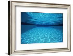 Rippling Water in Swimming Pool-Rick Doyle-Framed Photographic Print