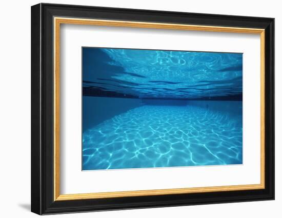 Rippling Water in Swimming Pool-Rick Doyle-Framed Photographic Print