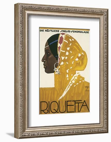 Riquetta Schkolade-Ludwig Hohlwein-Framed Art Print