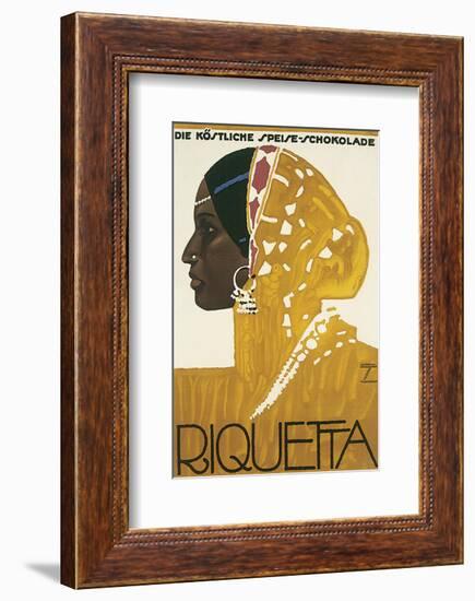 Riquetta Schkolade-Ludwig Hohlwein-Framed Art Print