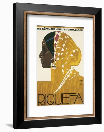 Riquetta Schkolade-Ludwig Hohlwein-Framed Art Print