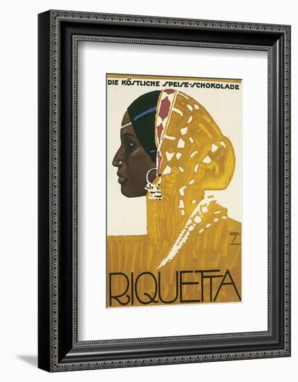 Riquetta Schkolade-Ludwig Hohlwein-Framed Art Print