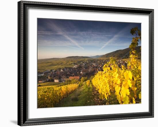 Riquewihr, Alsatian Wine Route, Alsace Region, Haut-Rhin, France-Walter Bibikow-Framed Photographic Print