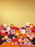 The Japanese Style Background of the New Year of Japan-ririe-Art Print