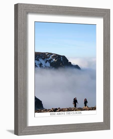 rise above the clouds, Cairngorm, Scotland. Colour-AdventureArt-Framed Photographic Print