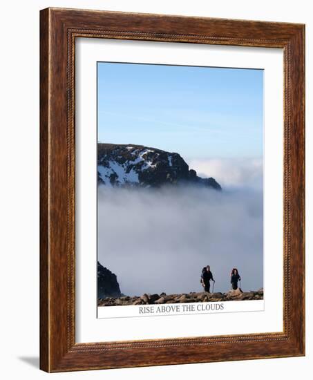 rise above the clouds, Cairngorm, Scotland. Colour-AdventureArt-Framed Photographic Print