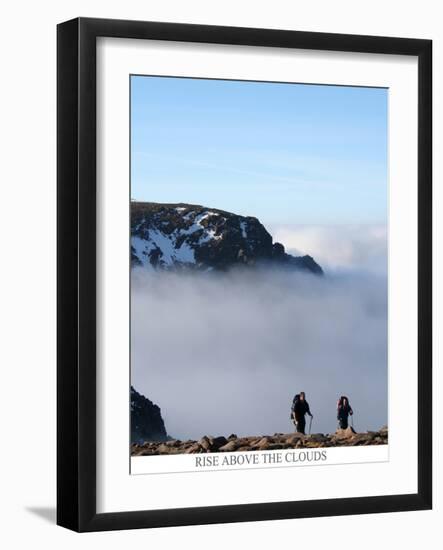 rise above the clouds, Cairngorm, Scotland. Colour-AdventureArt-Framed Photographic Print