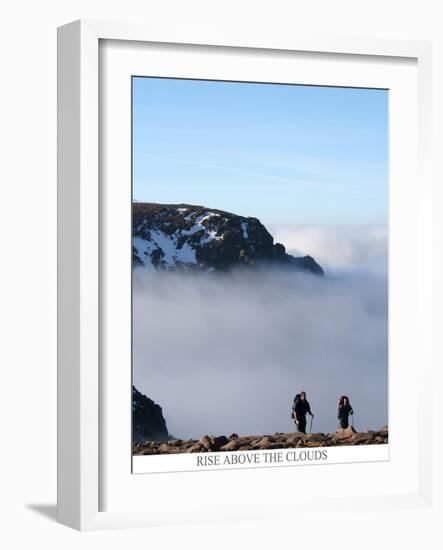 rise above the clouds, Cairngorm, Scotland. Colour-AdventureArt-Framed Photographic Print